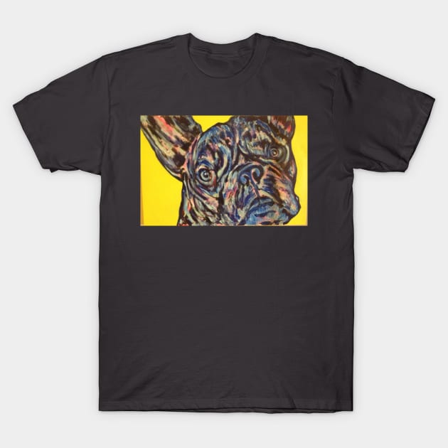 Tilly -Brindle Boston Terrier T-Shirt by Jeneralarts